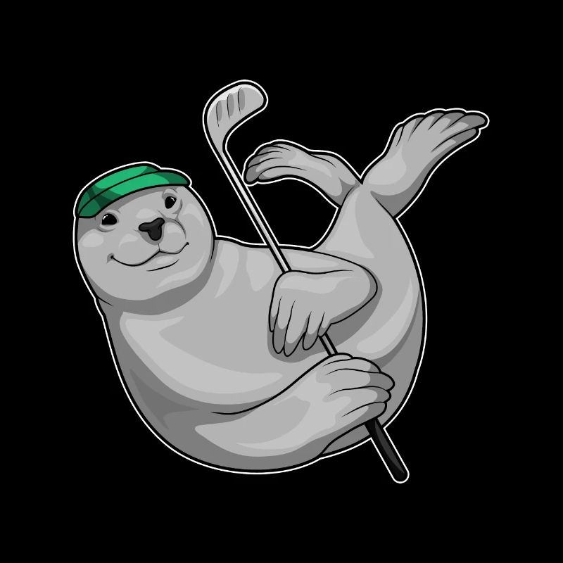 Seehund Golf Golfschläger