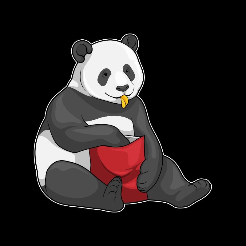 Panda Chips Chip Bag