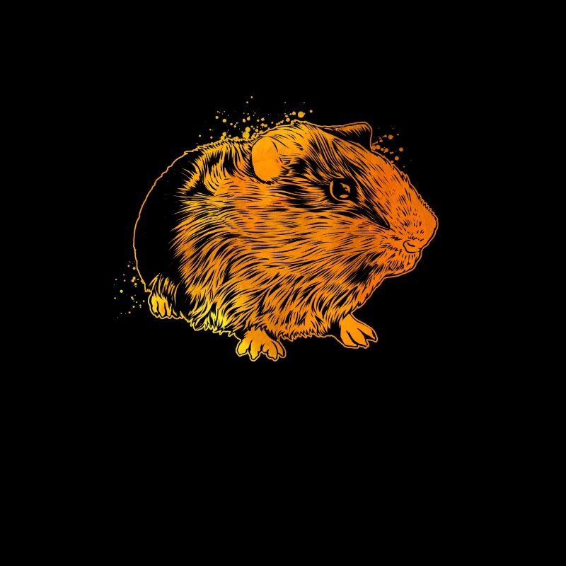 Cochon d’Inde coloré