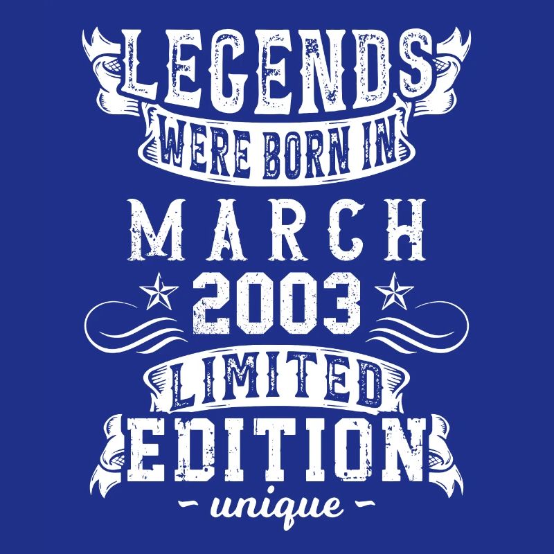 Anniversaire Mars 2003 Année Édition Limitée