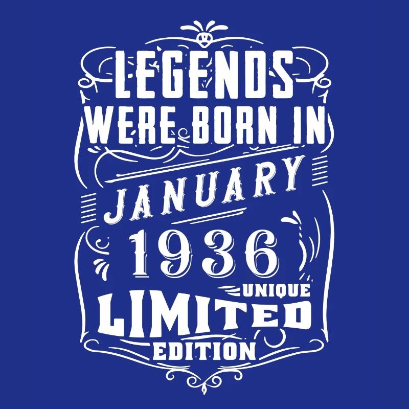 Anniversaire Janvier 1936 Année Edition Limitée