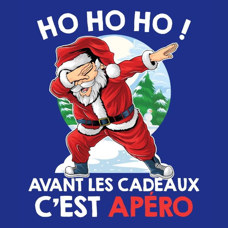 AVANT LES CADEAUX C EST APÉRO PULL MOCHE NOEL