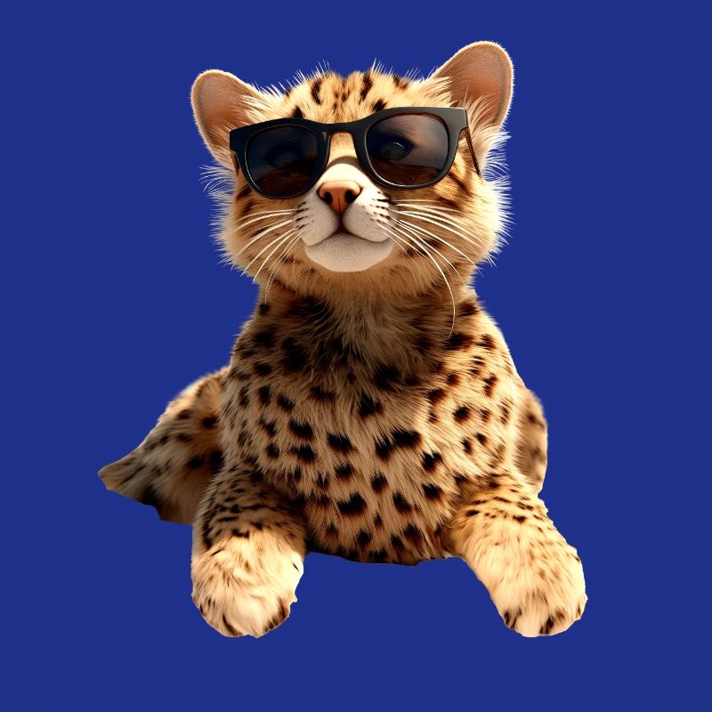 Lunettes de soleil guépard Chats guépard Mignon guépard