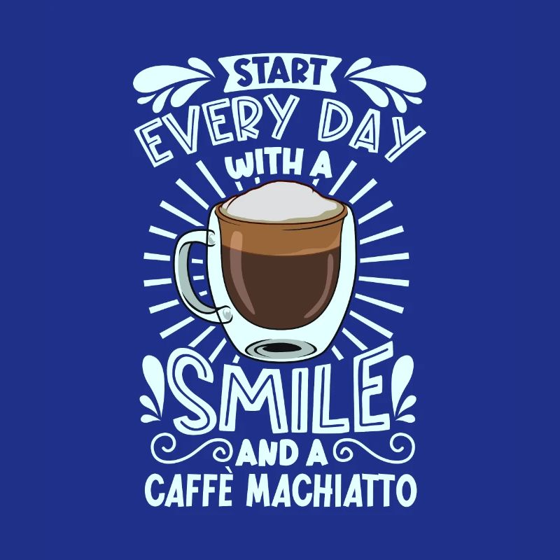 Smile with caffè macchiato