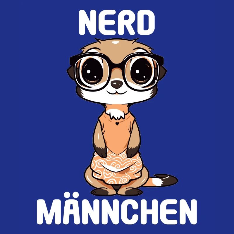 Nerdmännchen Junge Jungen Erdmännchen Nerdy Nerd