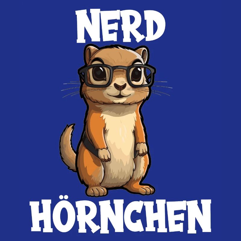 Nerdhörnchen Junge Jungen Erdhörnchen Nerdy Nerd