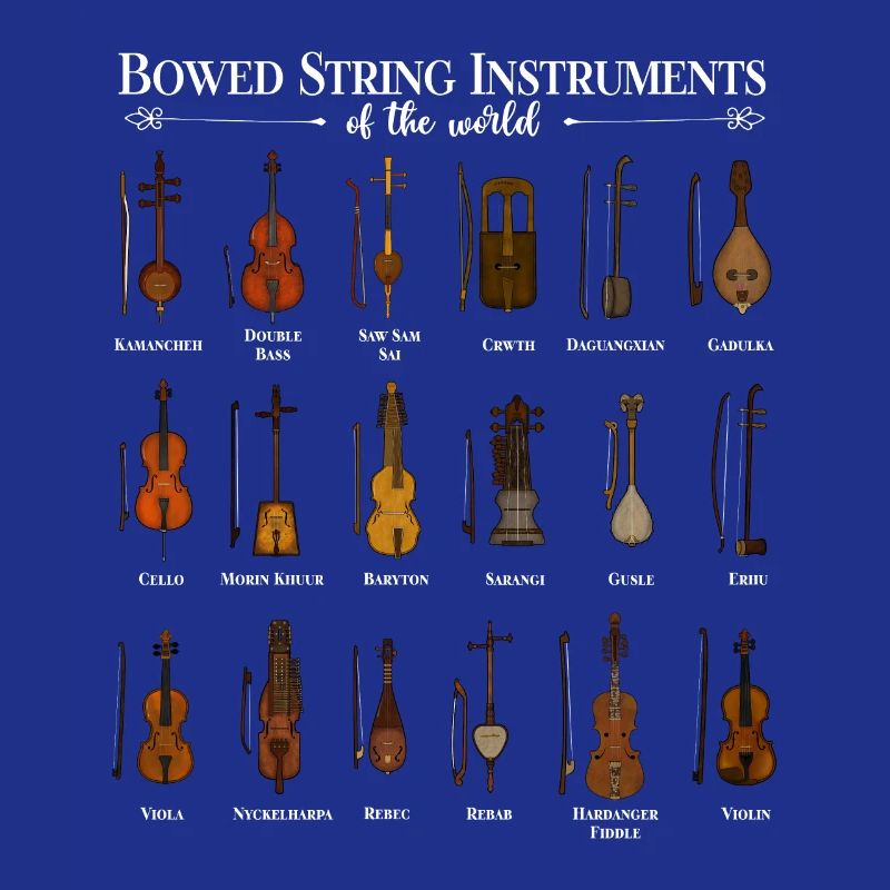 Divers instruments à cordes