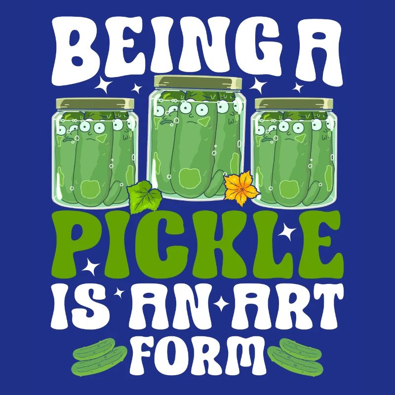 Être un cornichon est une forme d’art - Tshirt concombre