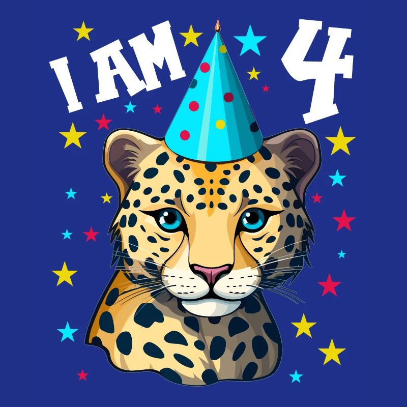 J’ai 4 ans Léopard Léopard 4e anniversaire
