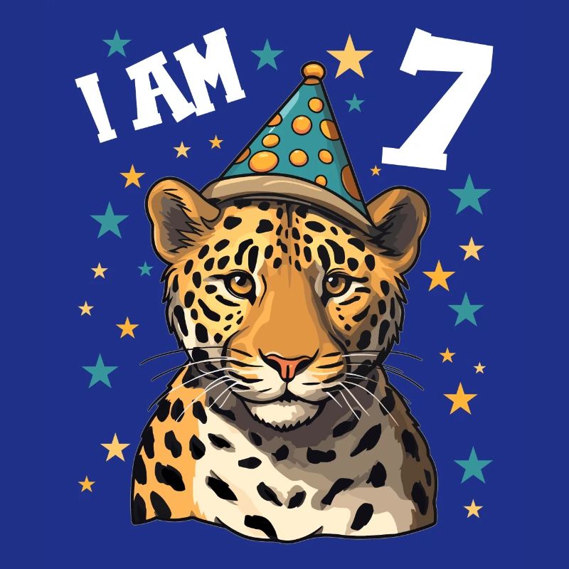 J’ai 7 ans Léopard Léopard 7ème anniversaire