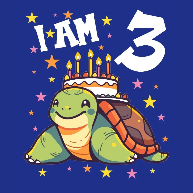 I'm 3 Turtles Turtle 3rd Birthday