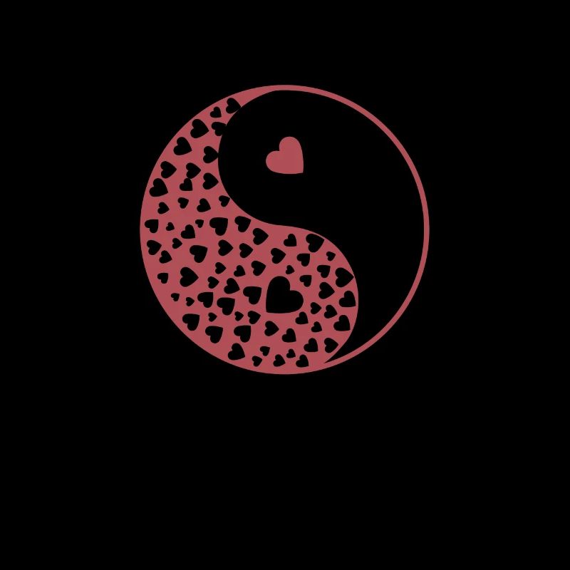 Herzen Yin and Yang Harmonie