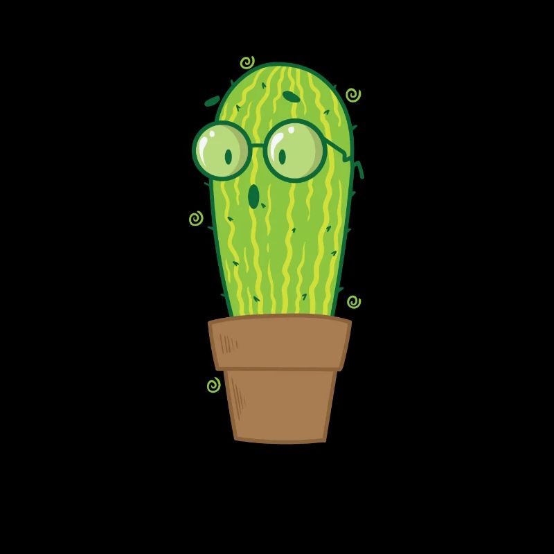 Plante de cactus Nerd