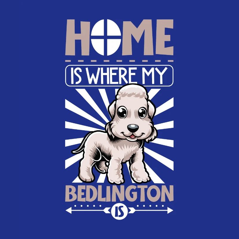 Zuhause - Bedlington Terrier