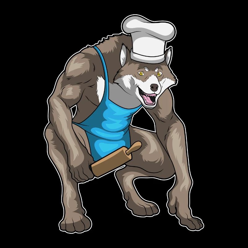 Werwolf Halloween Bäcker