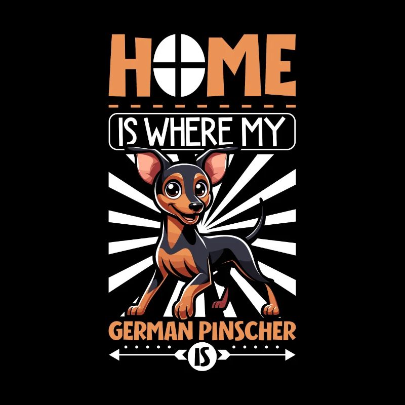Zuhause - Deutscher Pinscher