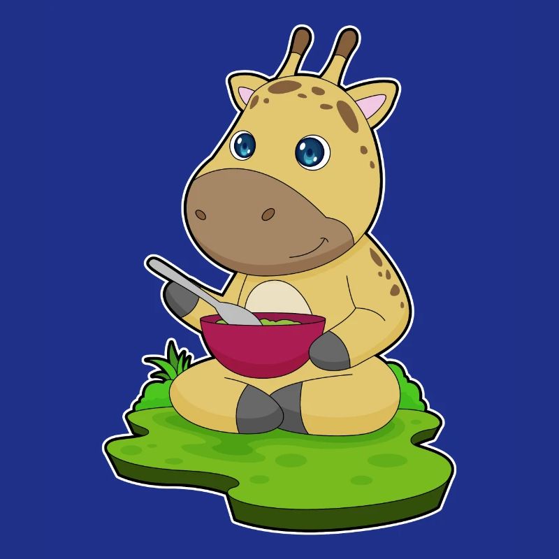Cuisson dans un bol de cuisson pour girafes