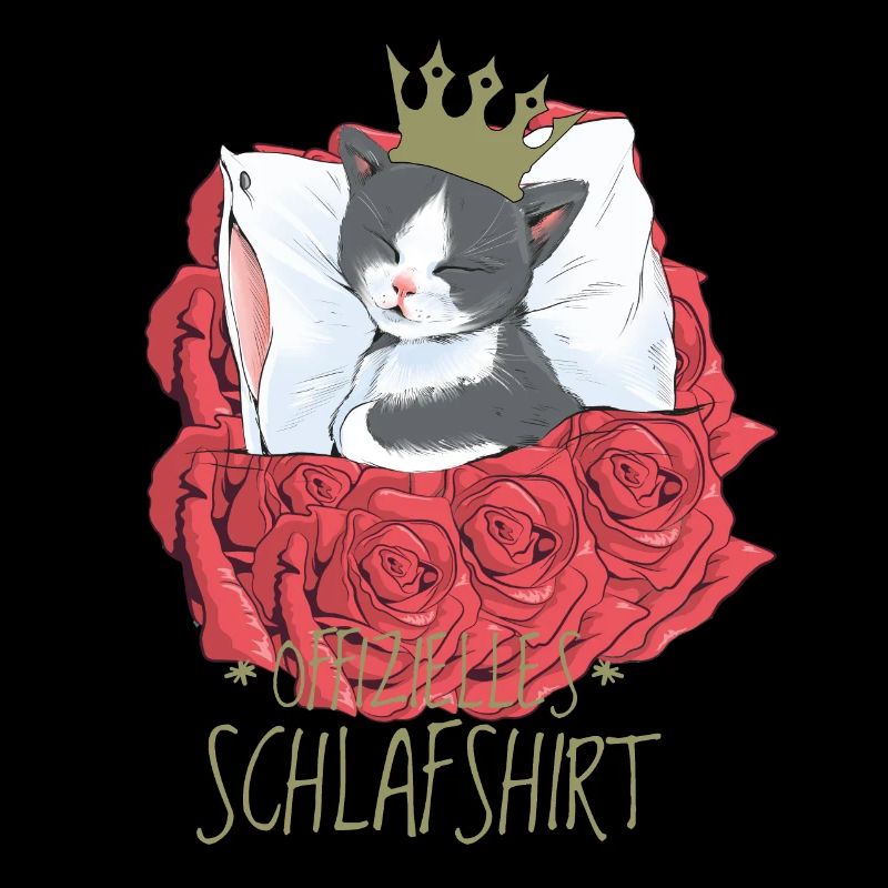 Chat Prince Roses Chats endormis Chaton