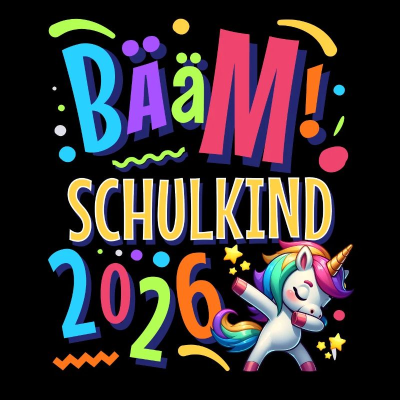 Einschulung Einhorn Schulanfänger 2026