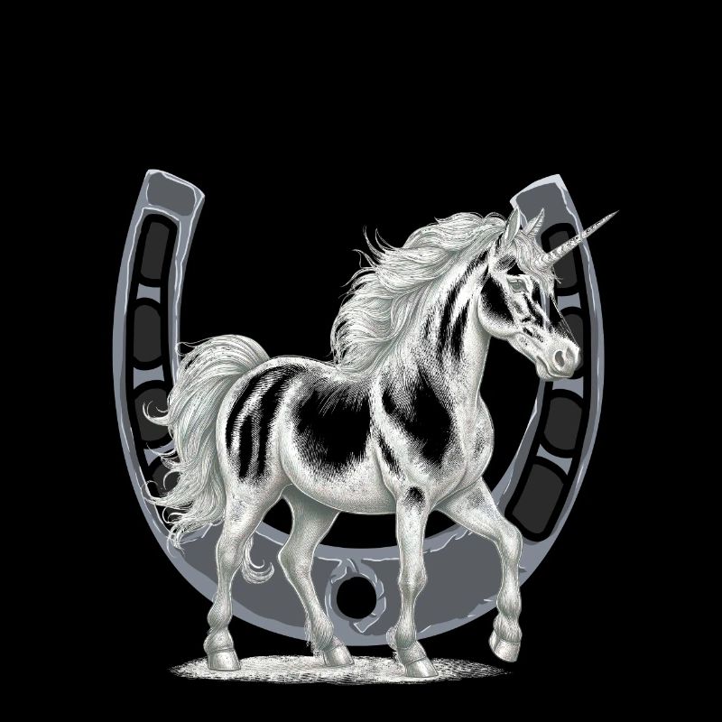 Fer à cheval Licorne Licornes Cheval Chevaux