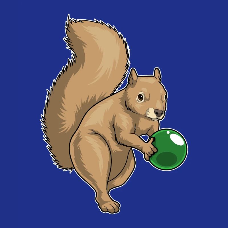 Eichhörnchen Bowling Bowlingkugel