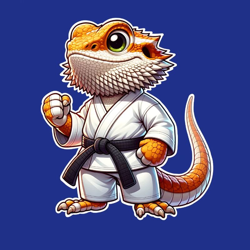 Dragons barbus Dragons barbus Karaté Samouraï