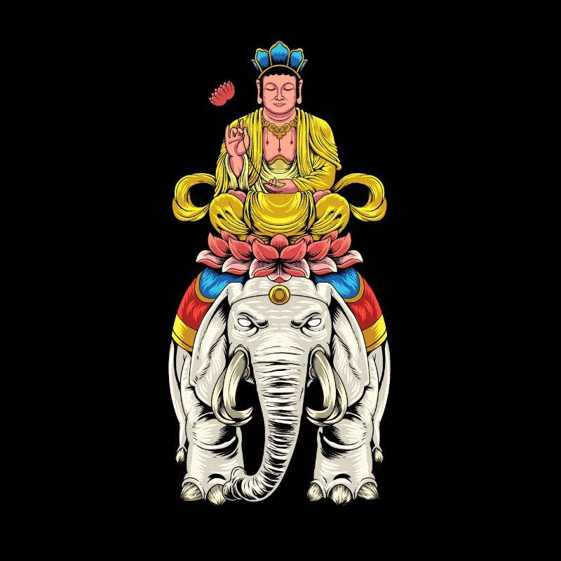 Buddhism God Bodhisattva Samantabhadra