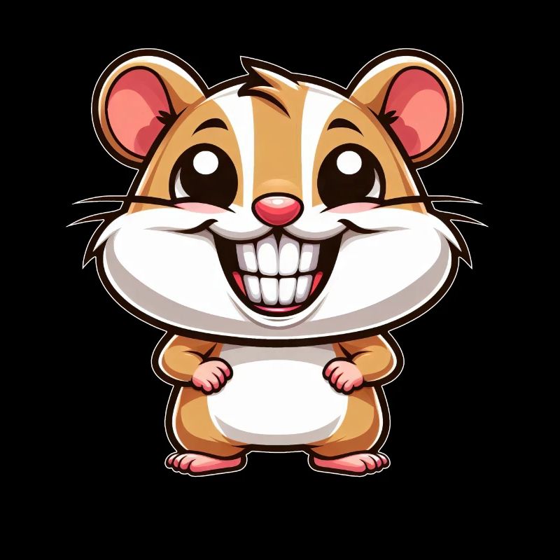 Cute Hamster Guinea Pig Comic Funny