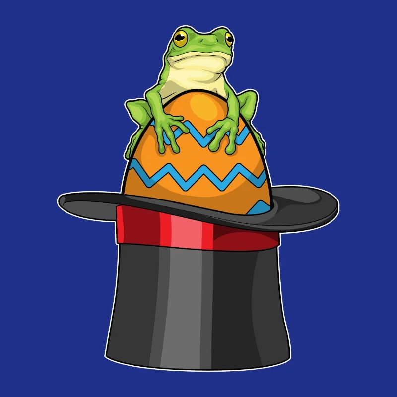 Frog Easter Easter Egg Cylinder