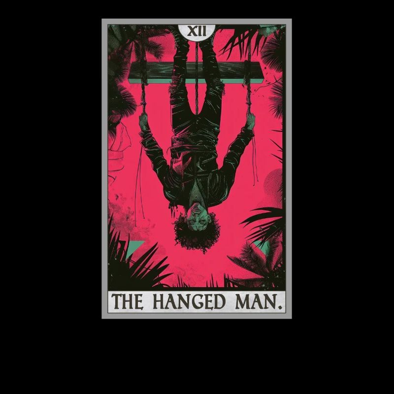 Carte de tarot Carte de tarot Le pendu