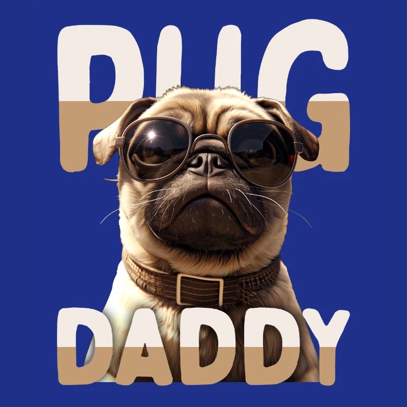 Pug Daddy Mops Papa Vatertag Pug Dad Süßer Mops