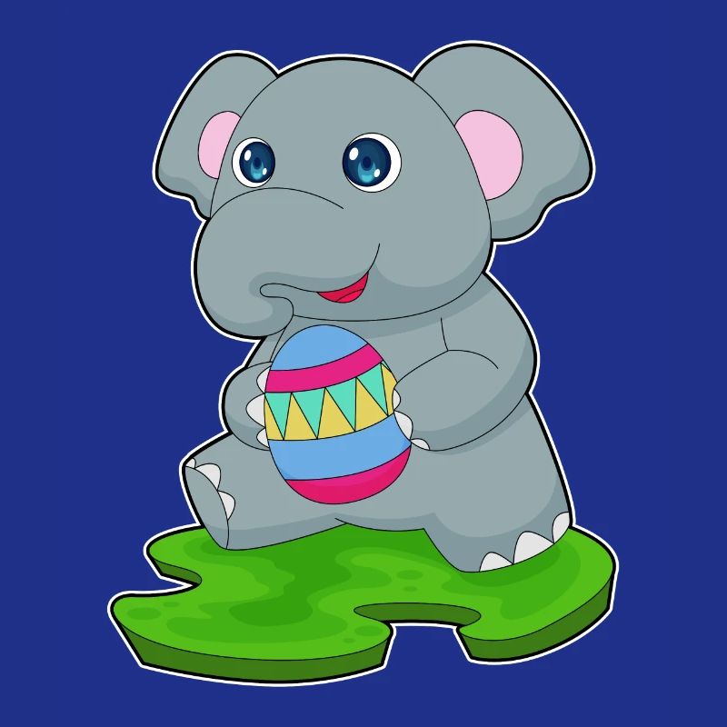 Elephant Easter Easter Egg