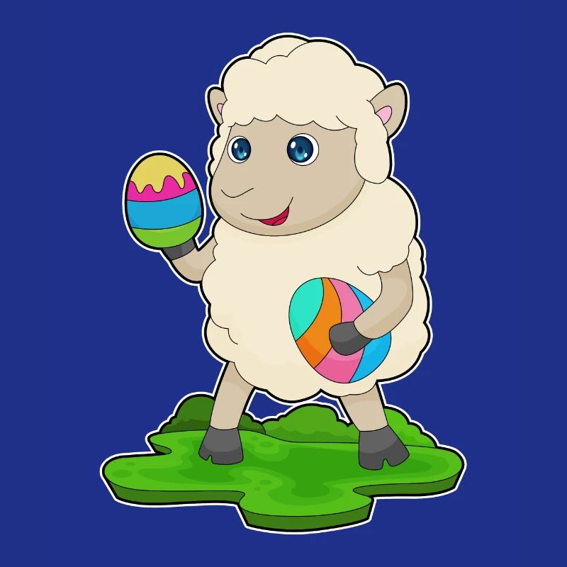 Sheep Easter Easter Eggs