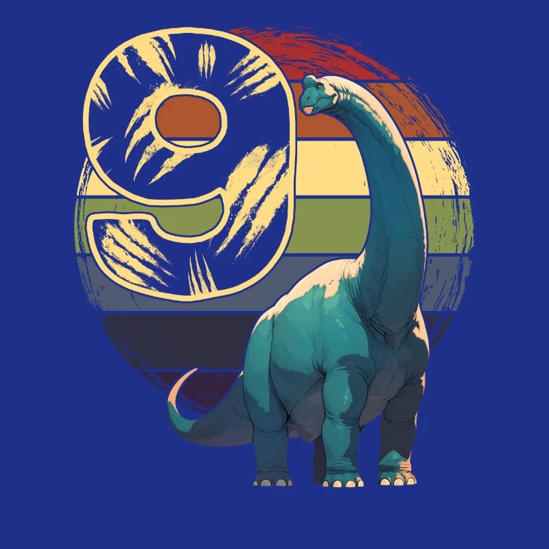 Brachiosaurus 9 Years 9th Birthday Gift
