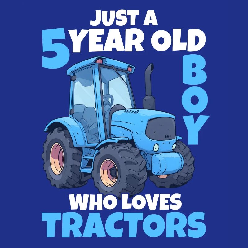 Tractor 5 Years Boy 5th Birthday Gift