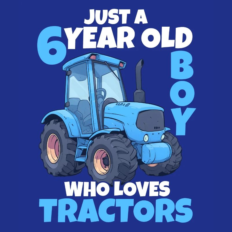Tractor 6 Years Boy 6th Birthday Gift