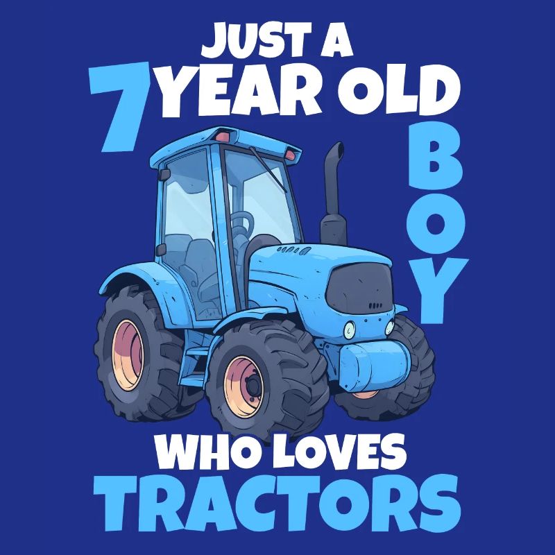 Traktor 7 Jahre Junge 7. Geburtstag Geschenk