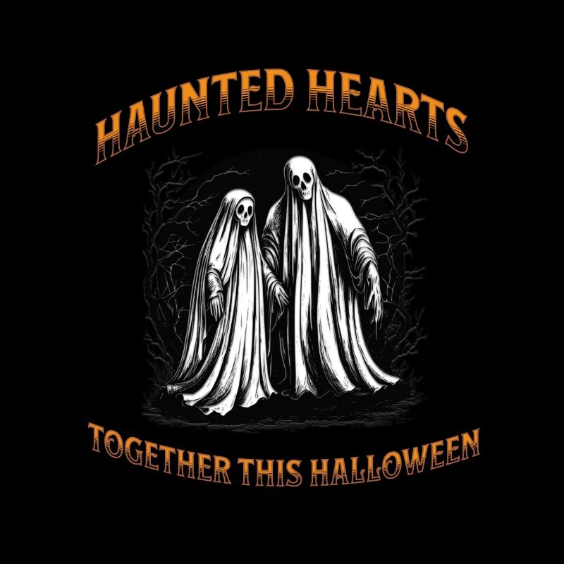 Des cœurs hantés ensemble pour Halloween