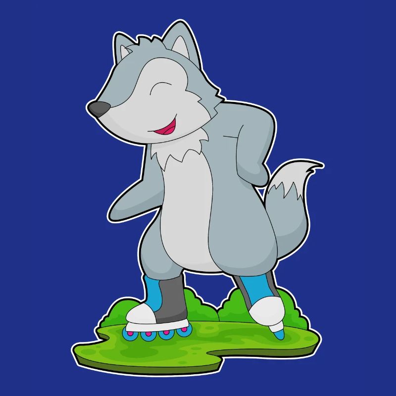 Wolf Inline skating roller skates