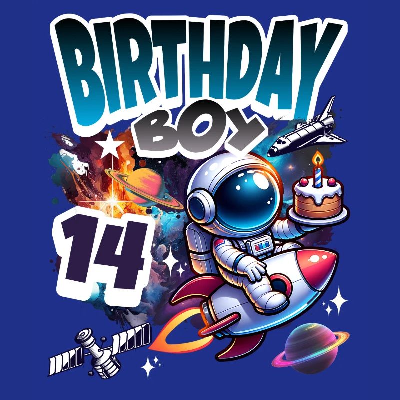 Astronaute 14e anniversaire Espace