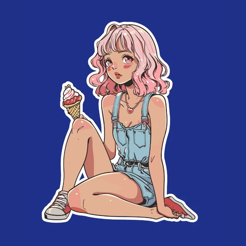 Eiscreme Mädchen