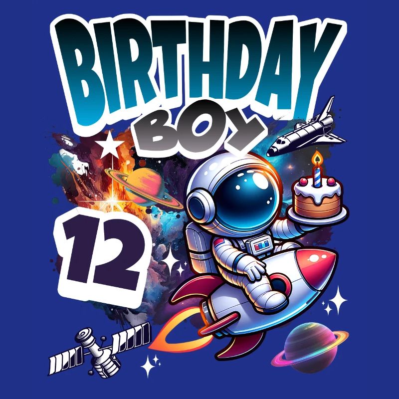 Astronaute 12e anniversaire Espace