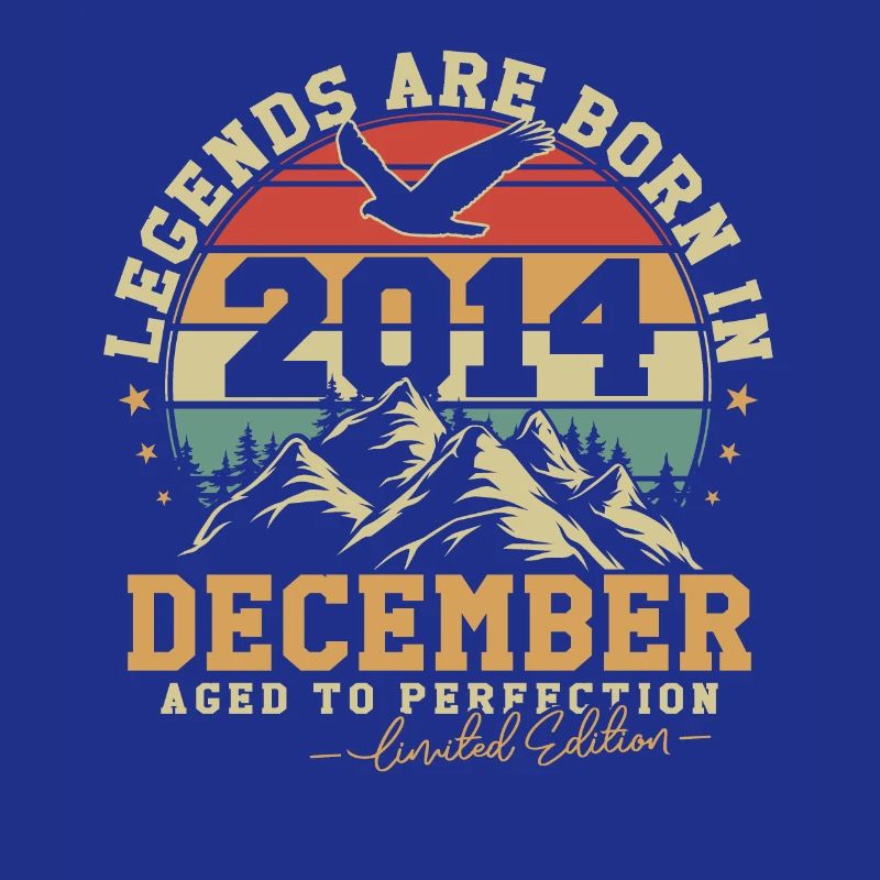 Dezember 2014 Vintage Geburtstag 2014 Geschenk