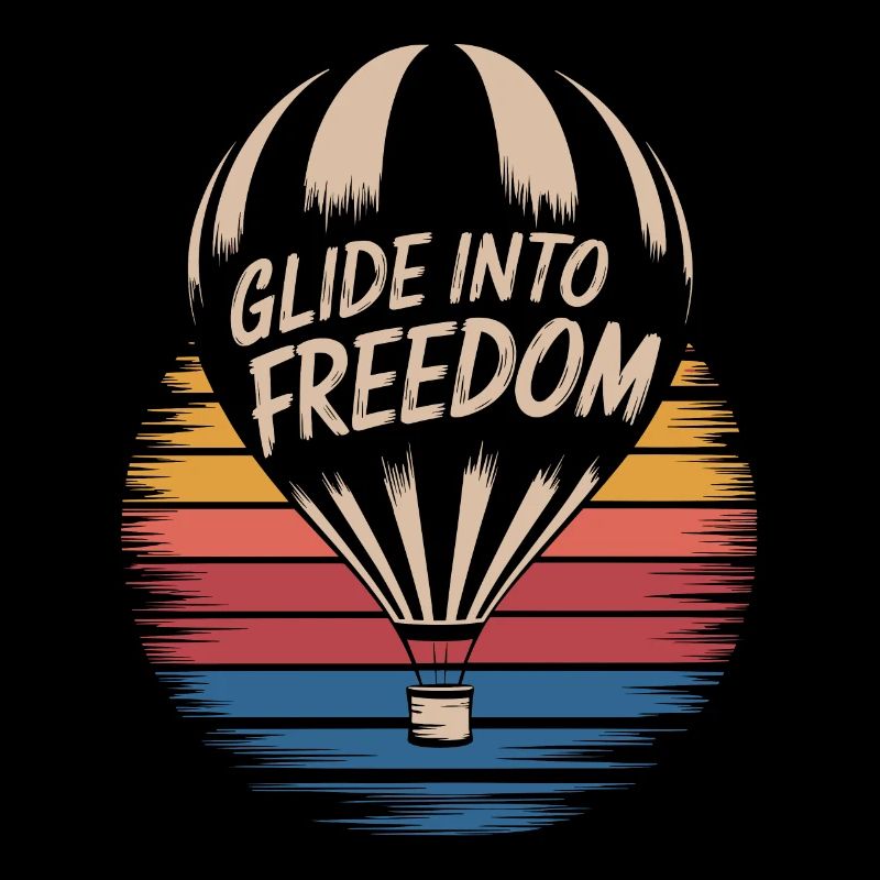 Glide Into Freedom Hot Air Balloon Inspiration
