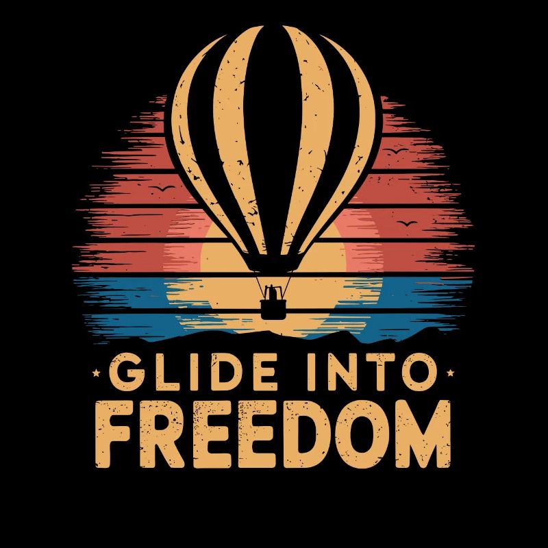 Glide Into Freedom - Hot Air Balloon