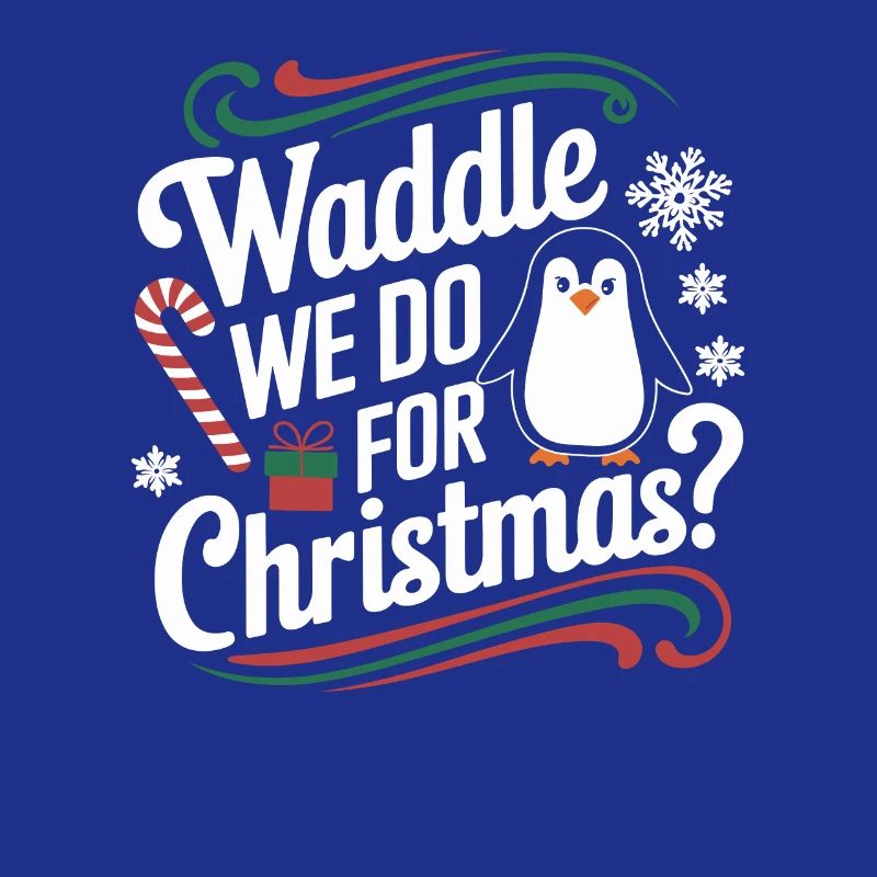 Pingouin Noël Waddle que nous faisons pour Noël