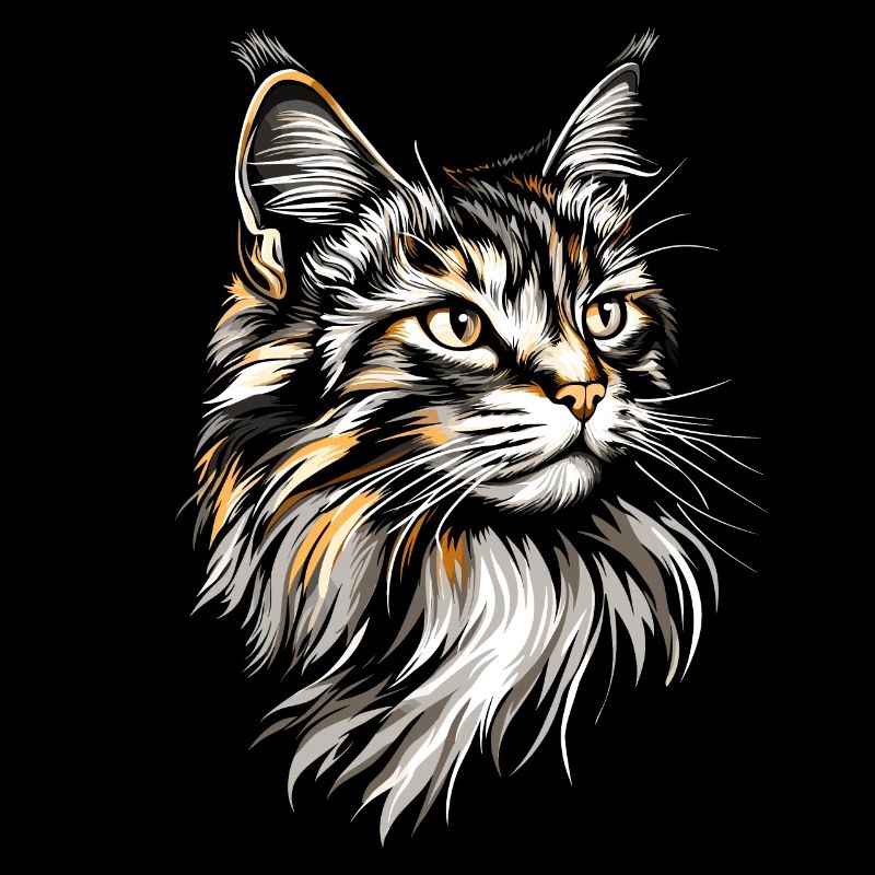 Chat de la forêt norvégienne Chat des forêts norvégiennes