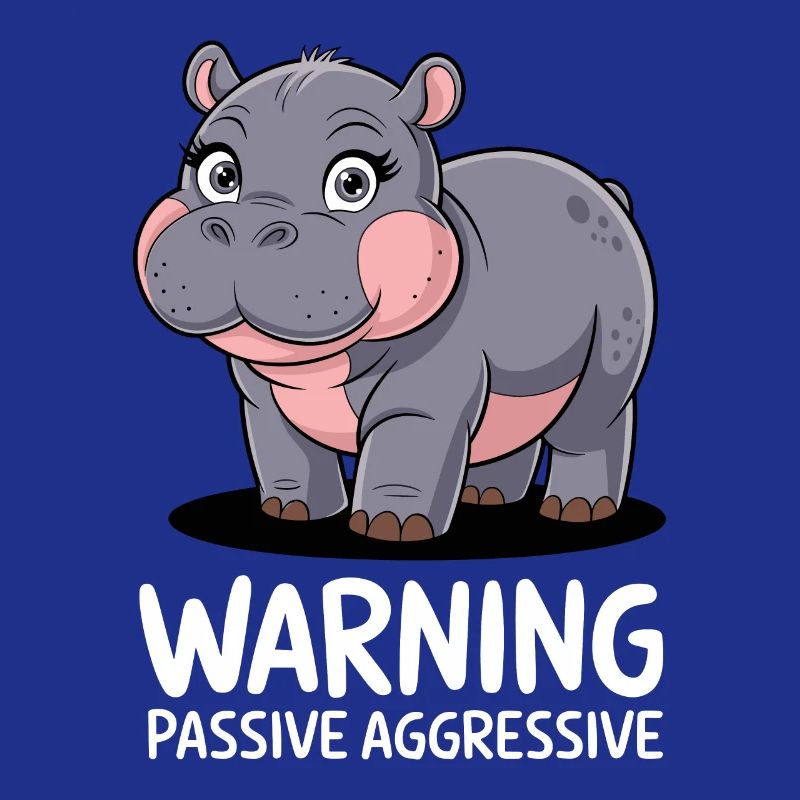 Moo Deng Warnung Passiv Aggressiv Nilpferd