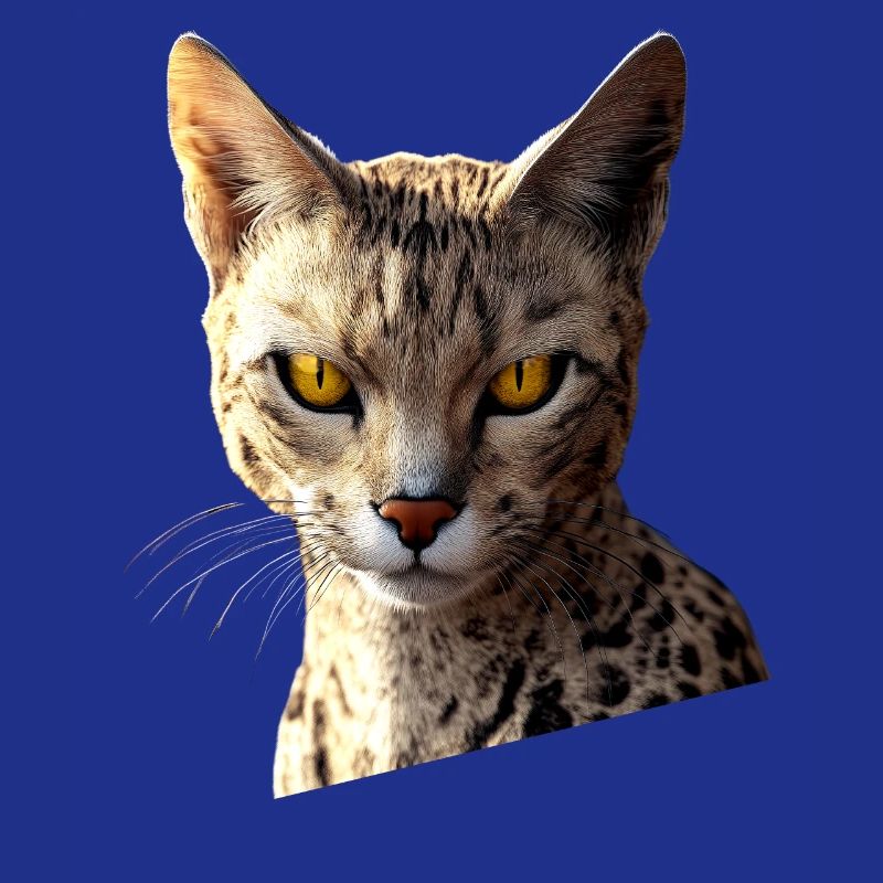 Savannah Chat Chat Maman Mignon Serval Léopard Chats