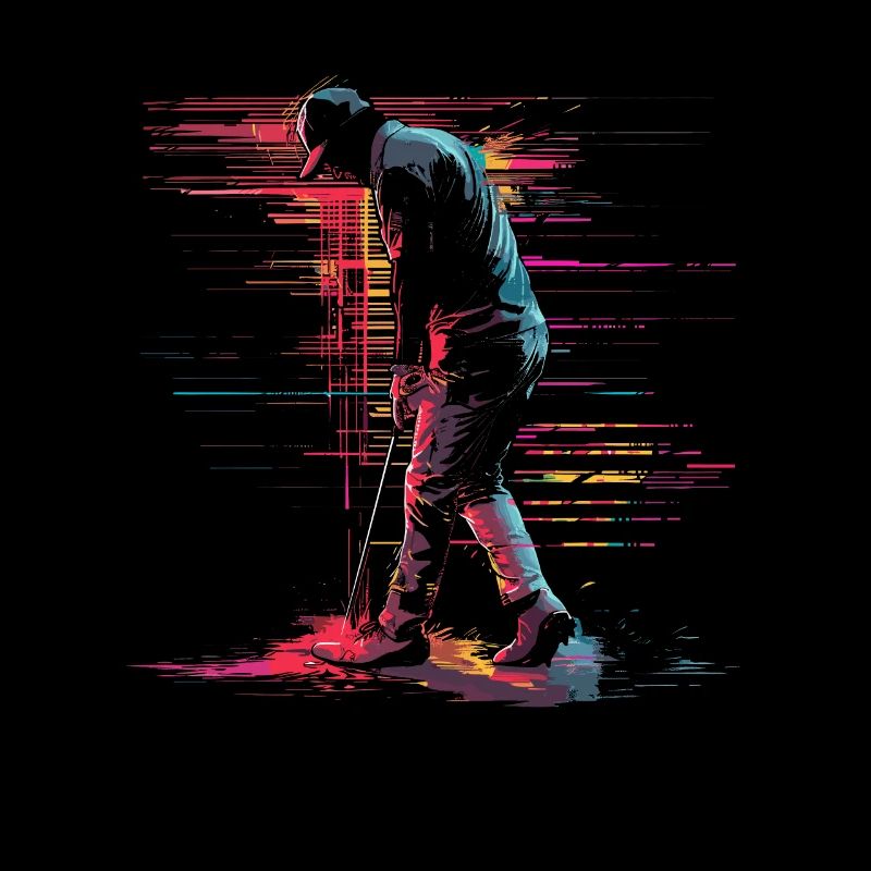Golfeur Retrowave